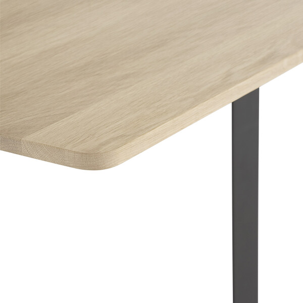 muuto 70 70 table 295x108 cm solid oak black details kuva