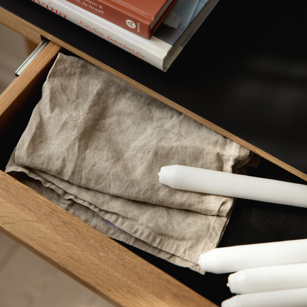 UMAGE lifestyle Heart n Soul console table oak black drawer kuva