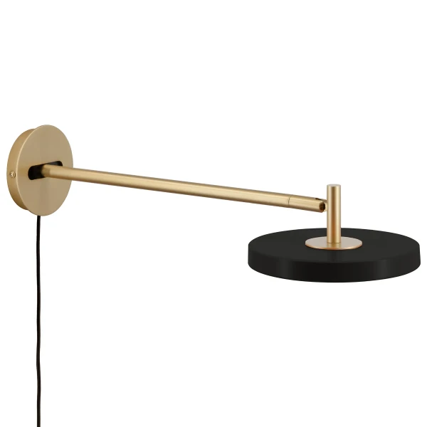 UMAGE packshot 2282 Asteria wall lamp long black 1 kuva