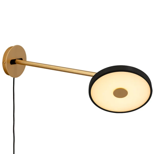 UMAGE packshot 2282 Asteria wall lamp long black 2 kuva