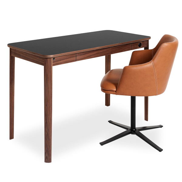 Skovby 131 walnut oiled oak black kuva