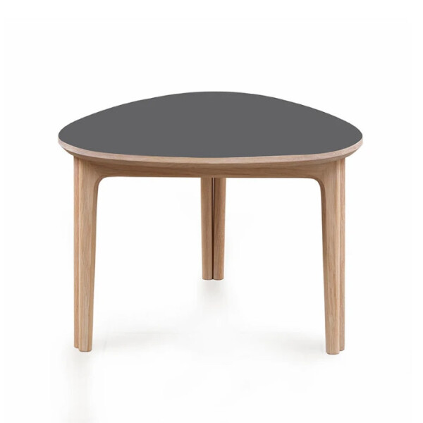 Skovby table 206/207 oak veneer black kuva