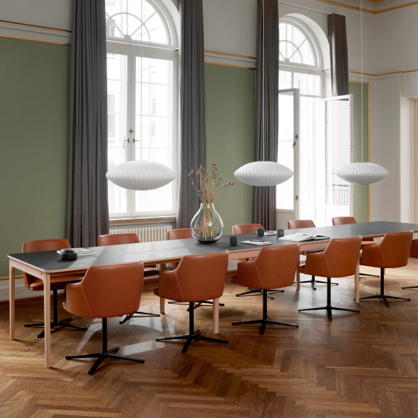 Skovby 27 white oiled black lifestyle kuva