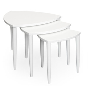 Birger TRIPOLI 60-3 satsbord vit image