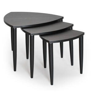 Birger TRIPOLI 60-3 satsbord svartbetsad ek image