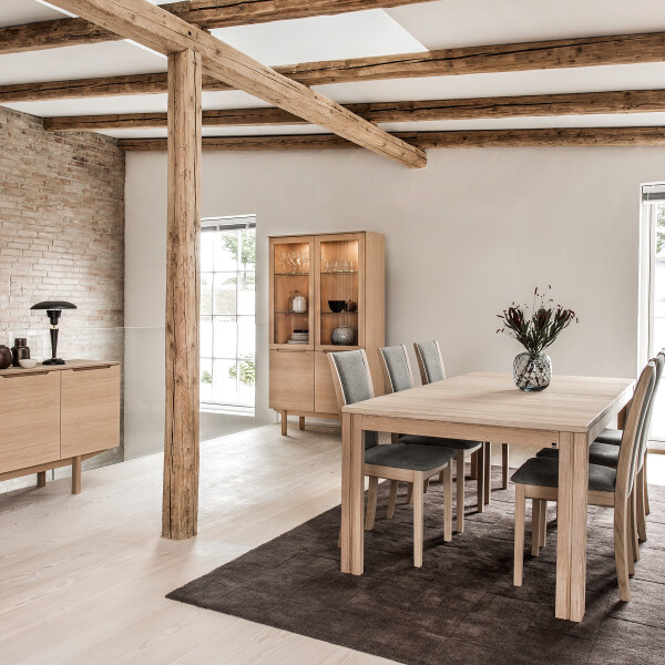 Skovby 307 white oiled oak miljo kuva