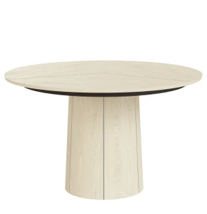 Skovby 33 ruokapöytä Ø123/149 cm, valkoöljytty tammi kuva