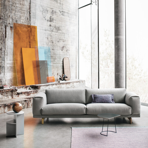 Muuto rose framed large image