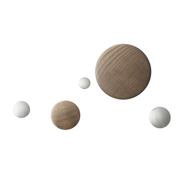 Muuto Dots wood stained dark brown xs m metal aluminum kuva