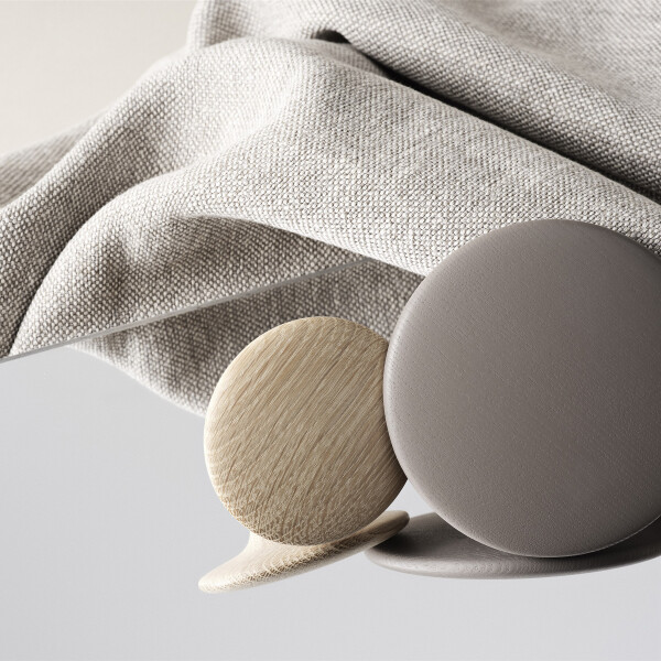 Muuto Dots taupe oak concept image