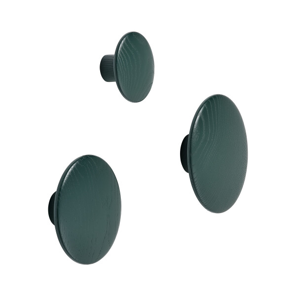 Muuto The Dots dark green set 3 image