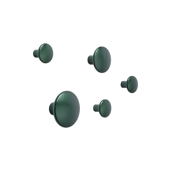 Muuto The Dots metal dark green set 5 image