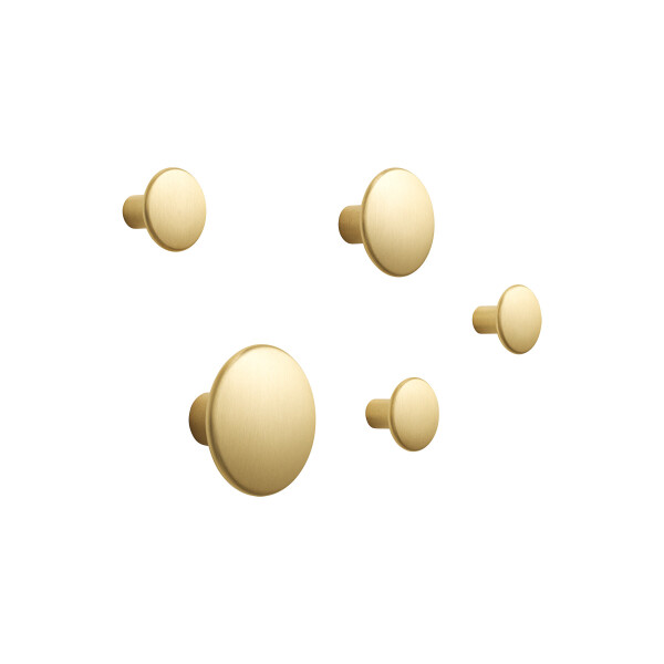 Muuto Dots metal set of 5 brass kuva