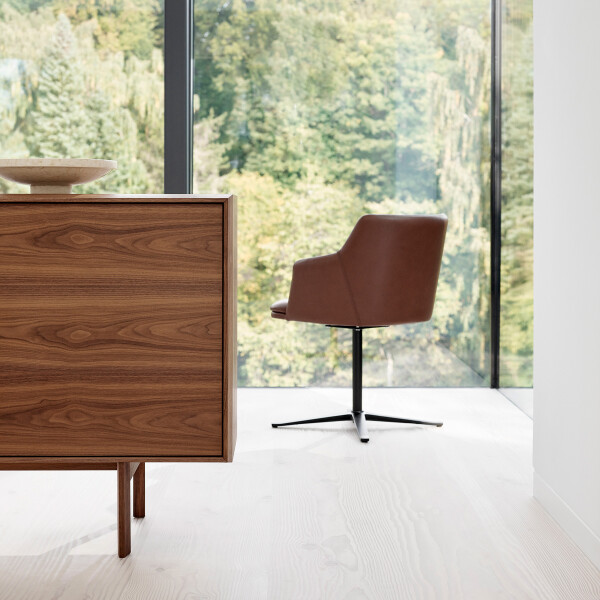 Skovby 544 walnut detail kuva