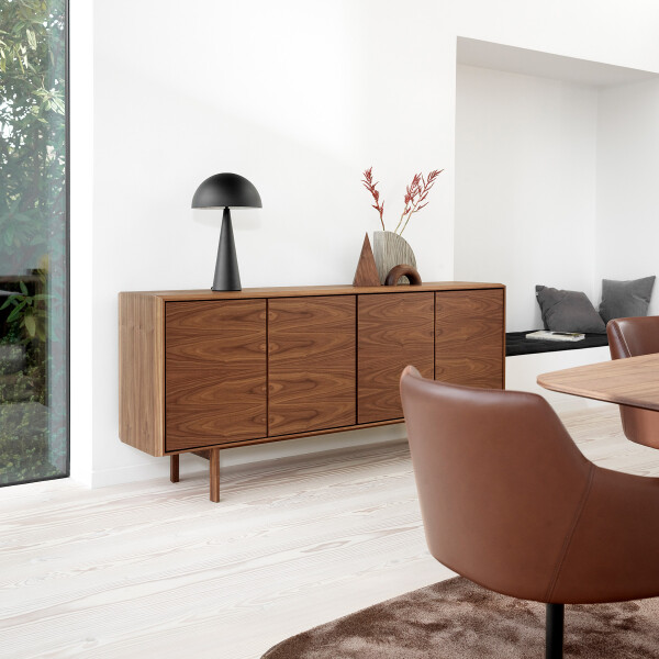 Skovby 544 walnut sideboard veneer kuva