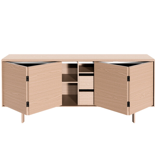 Skovby 544 white oiled doors kuva