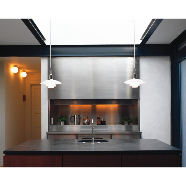 louis poulsen PH 3/2 pendant chrome interior image