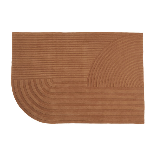 Muuto Relevo rug 170x240 burnt orange up kuva