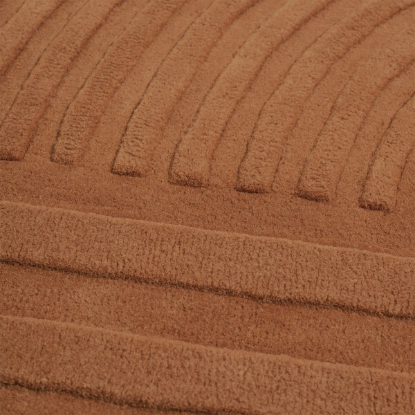 Muuto Relevo rug burnt orange detail kuva