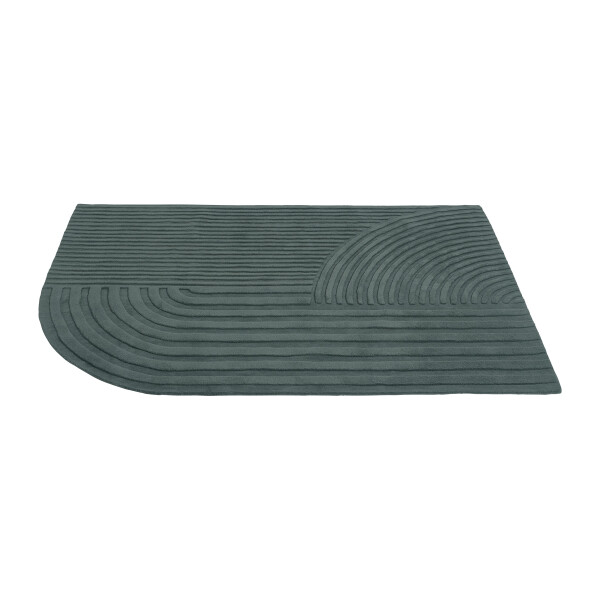 Muuto Relevo rug 170x240 dark green kuva
