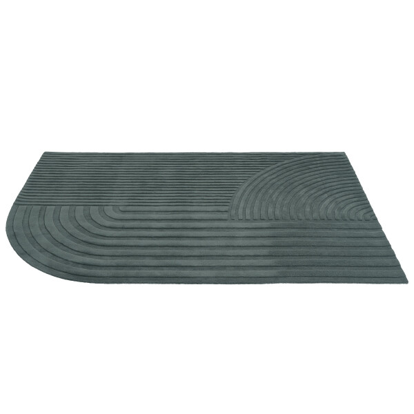 Muuto Relevo rug 200x300 dark green kuva