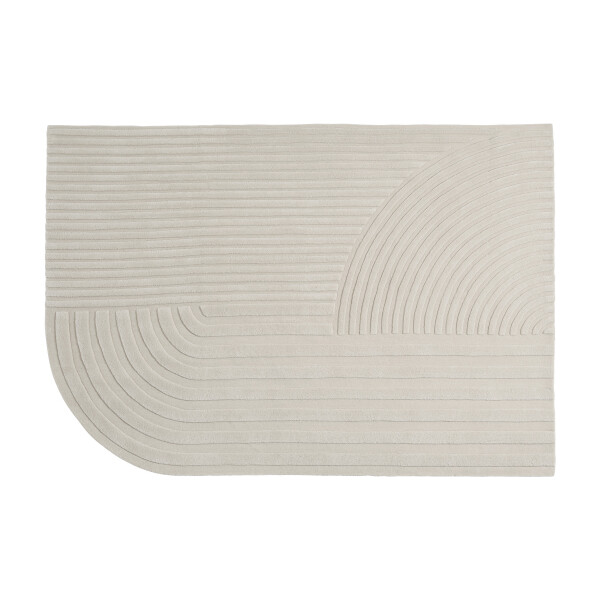 Muuto Relevo rug 170x240 off white up kuva