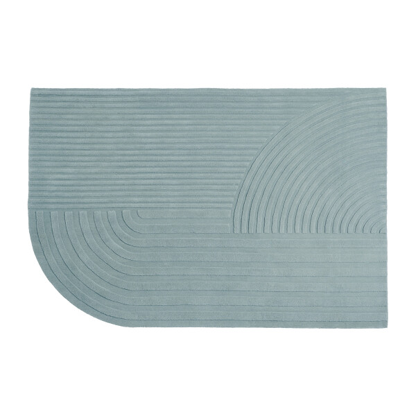 Muuto Relevo rug 170x240 sage green up image