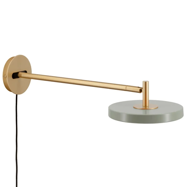 UMAGE packshot 2284 Asteria wall lamp long nuance olive 1 kuva
