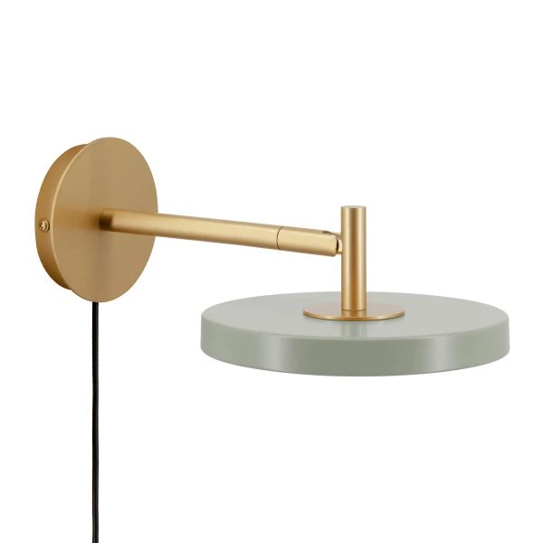 UMAGE packshot 2277 Asteria wall lamp short nuance olive 1 kuva