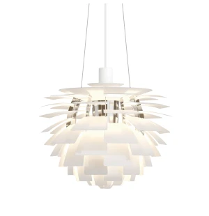 Louis Poulsen PH ARTICHOKE Ø480 V4# riippuvalaisin, valkoinen kuva