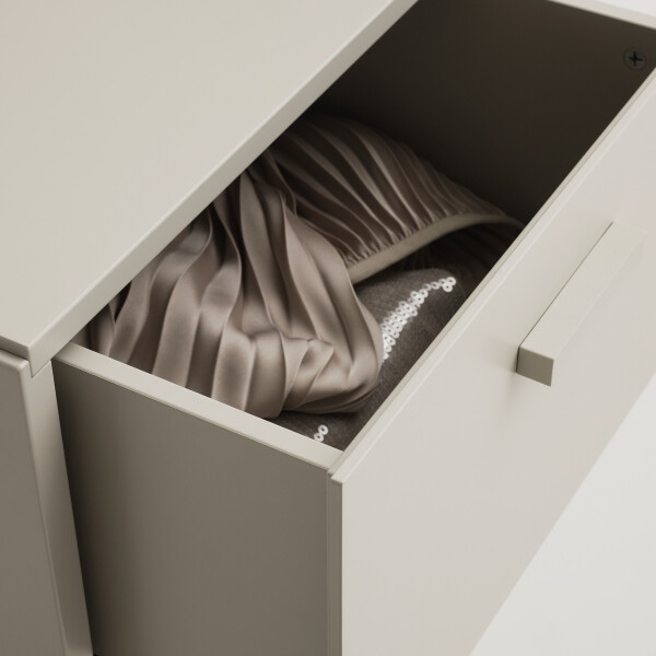 String Relief Drawer Beige Open image