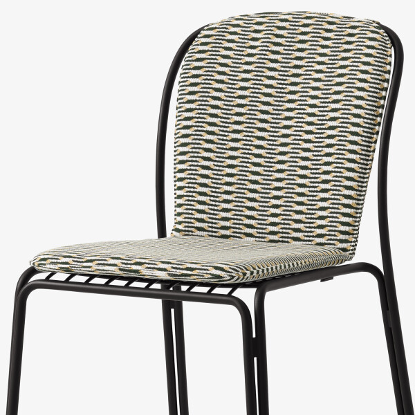 SC94 Warm Black Thorvald Chair Cushion Marquetry Bora image