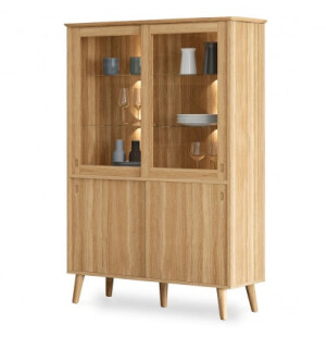 Casø furniture CASØ 120 vitriini valoilla tammi kuva