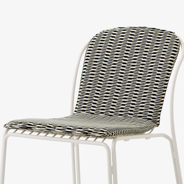 Tradition SC100 Ivory Thorvald Chair Cushion Marquetry Bora kuva