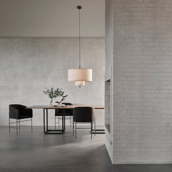 New Works Margin Pendant 70 dining table image