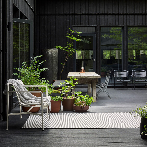 Woodnotes River melange grey light sand ends with narrow edging image