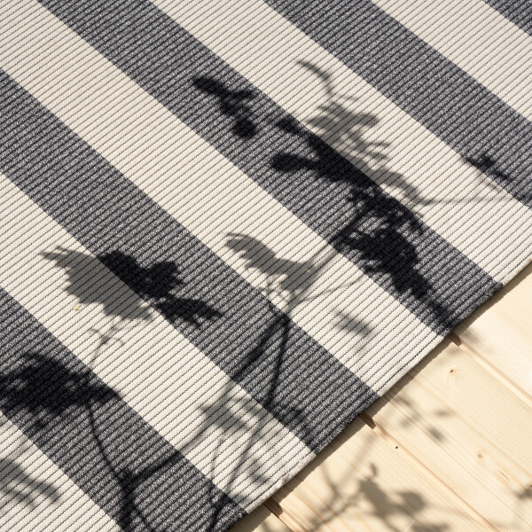 Big Stripe melange grey light sand woodnotes kuva