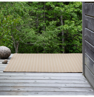 Woodnotes LINE IN/OUT matto, ruskea/hiekka kuva