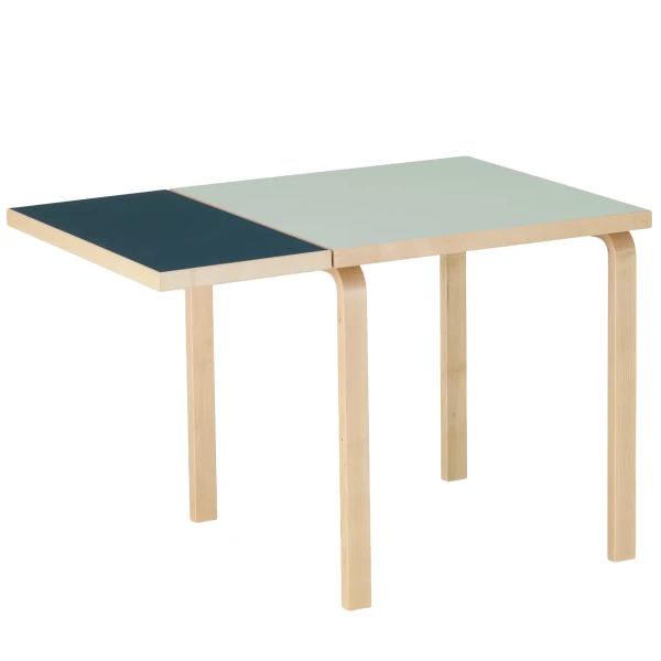 Artek Aalto Table foldable DL81C extended smokey blue kuva