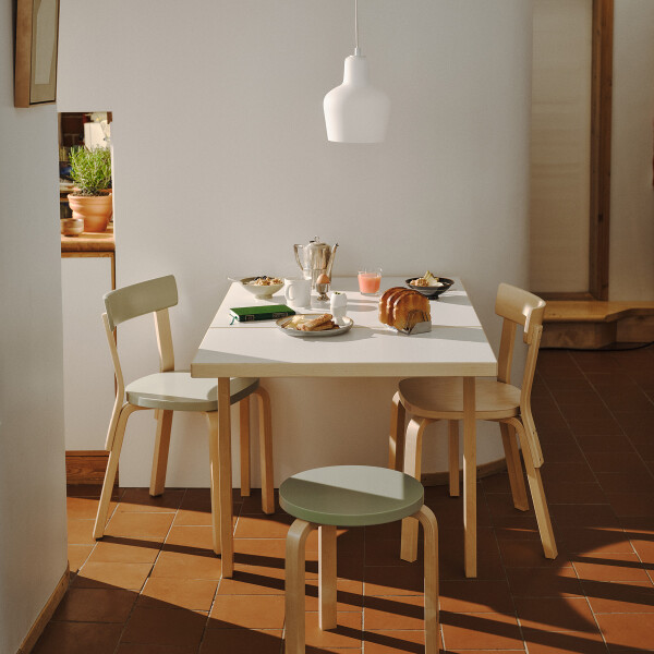 Artek Aalto Table foldable DL81C white laminate kuva