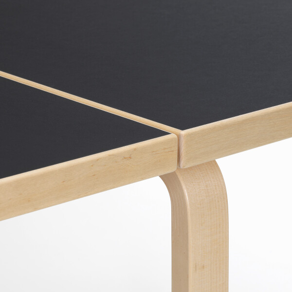 Artke Aalto Table foldable DL81C black linoleum kuva