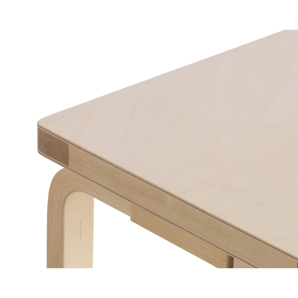 Bench 153 solid top birch clear lacquer close up kuva