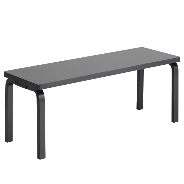 Bench 153A solid top black lacquer cut out master kuva