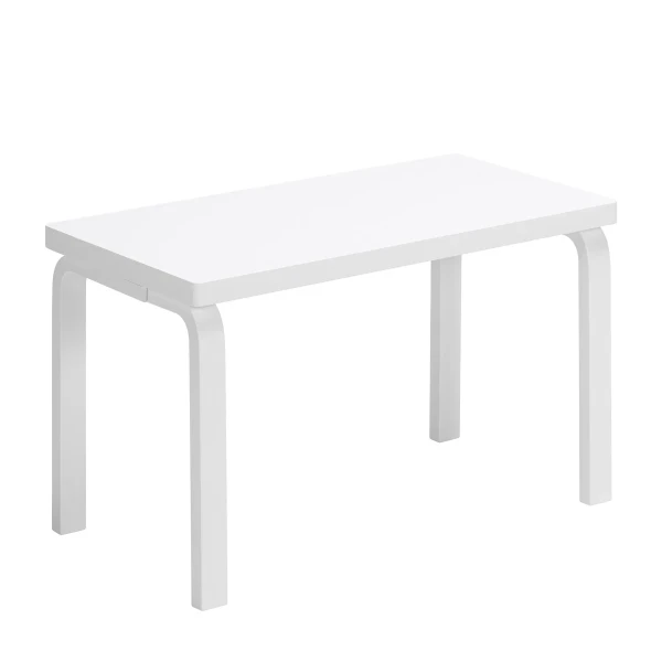 Bench 153B solid top white lacquer cut out master kuva