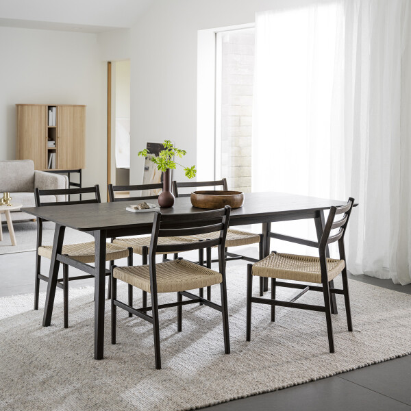 Rowico Harlan chair brown interior kuva