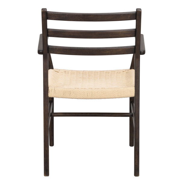 Rowico Harlan armchair brown oak back kuva