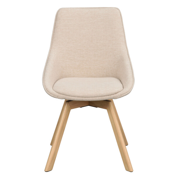 Rowico Alison swivelchair light beige oak front image