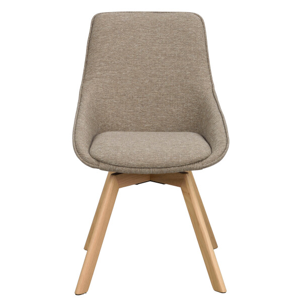 Rowico Alison swivelchair dark beige oak front image