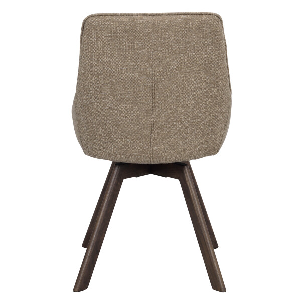 Rowico Alison swivelchair dark beige brown oak back image