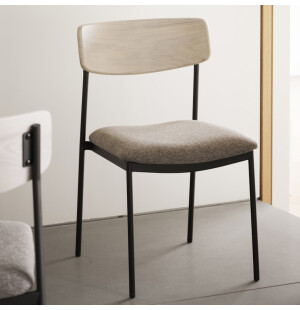 Rowico MAYMONT tuoli, valkotammi/dark beige kuva